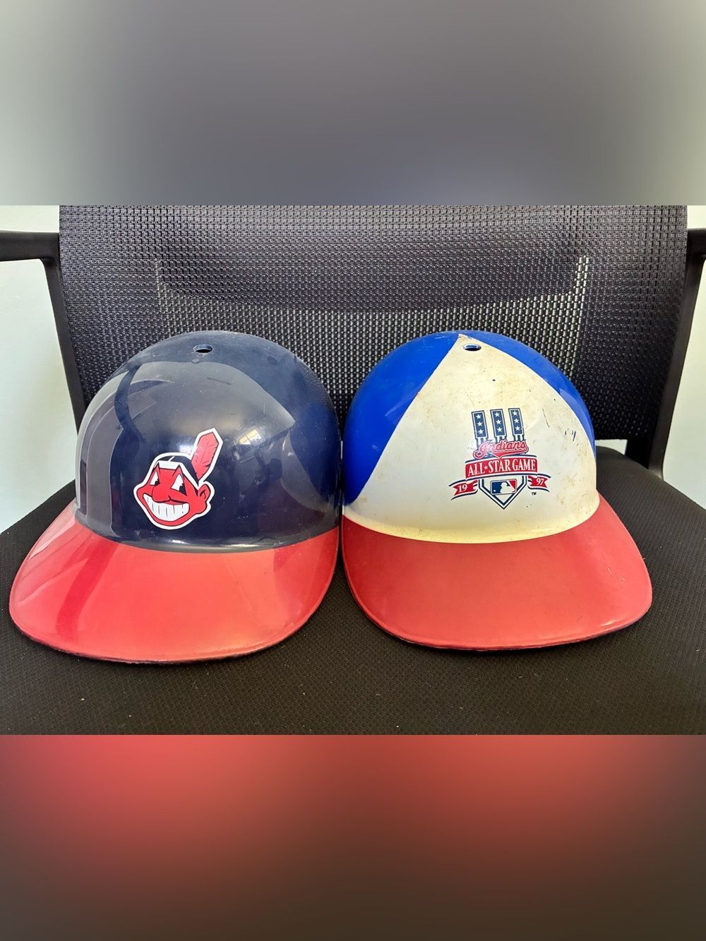 Vintage 1997 Cleveland Indians MLB All-Star Game souvenir snack set of 2